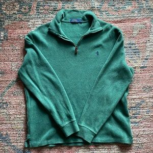 Green Ralph Lauren quarter zip